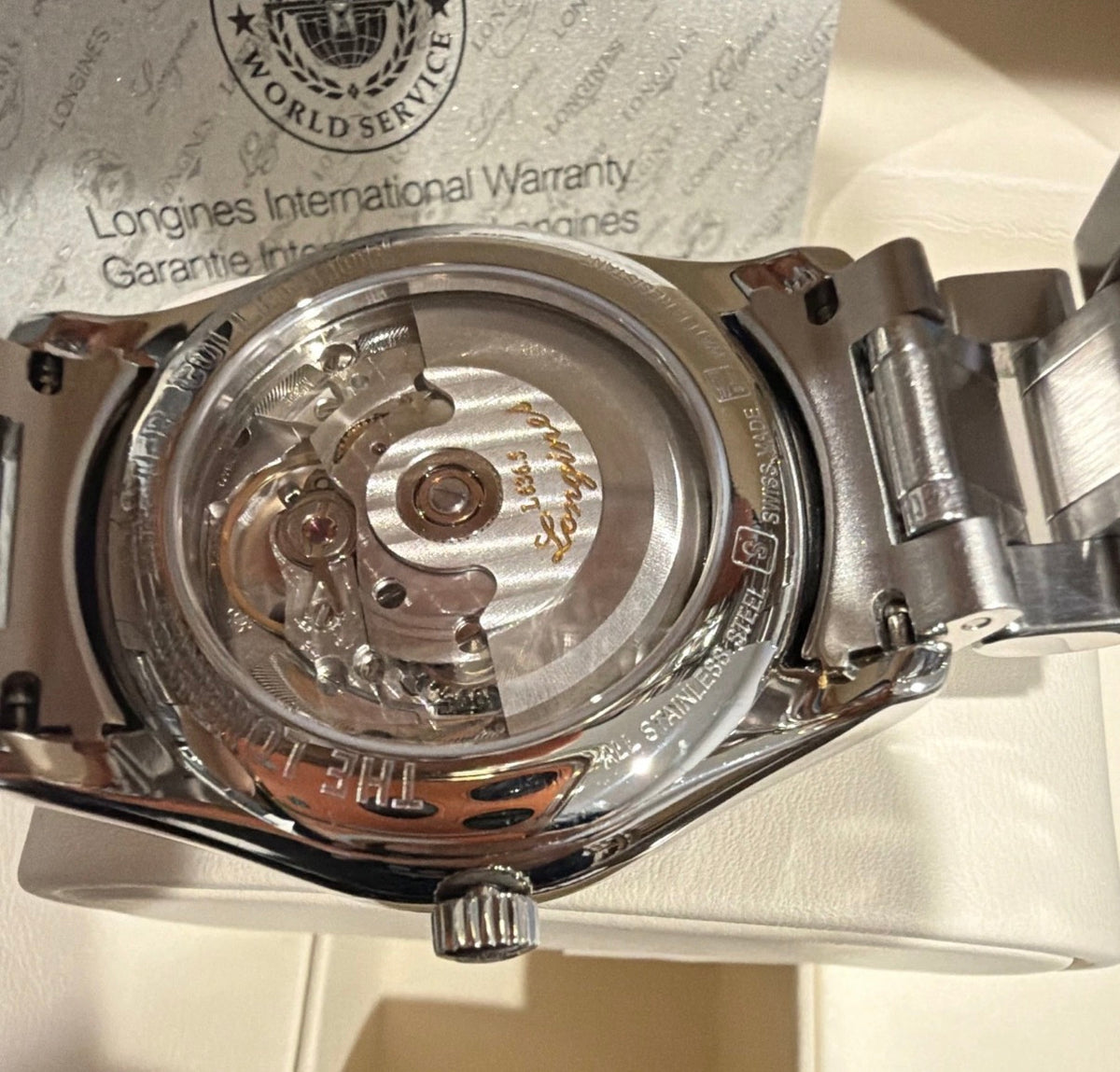 LONGINES MASTER COLLECTION DAY-DATE REFRENCE #L2.755.4.78.6- Pre-Owned