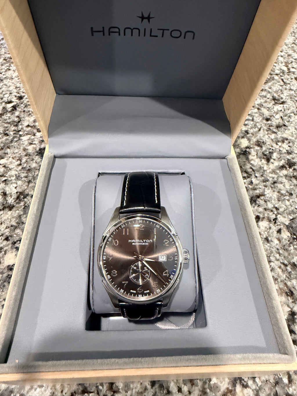 Hamilton Jazzmaster Maestro Small Second Automatic 40mm Brown Sunburst Dial Watch – Ref. H42515785 - Pre-owned