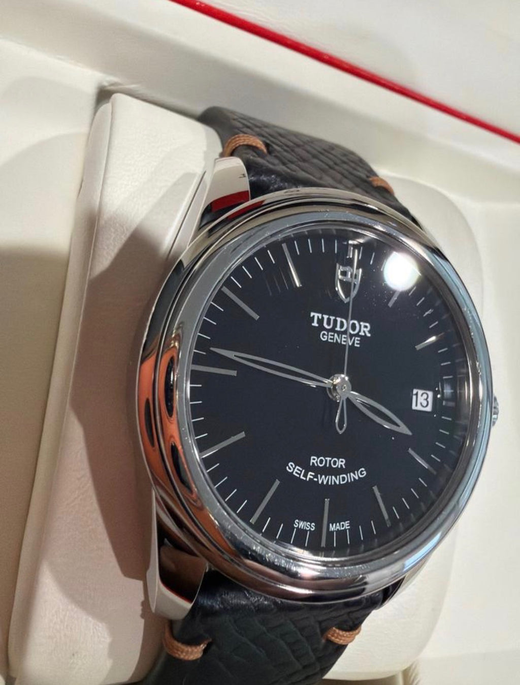 Tudor Glamour Date 36mm Automatic Brown Dial Ref. 55000 - Pre-owned