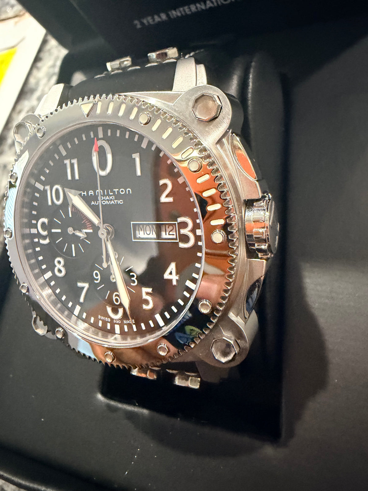 Hamilton Khaki Navy BeLOWZERO Automatic Chronograph 46mm – Ref. H78616733 - New