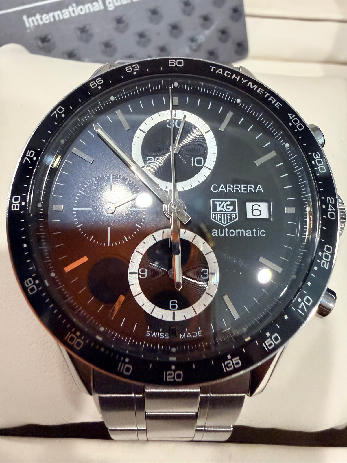TAG Heuer Carrera Calibre 16 Automatic Chronograph - Ref. CV2010.BA0786 - Pre-owned