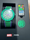 Fossil x Marvel The Incredible Hulk Limited Edition Automatic Watch - LE1246SET – New