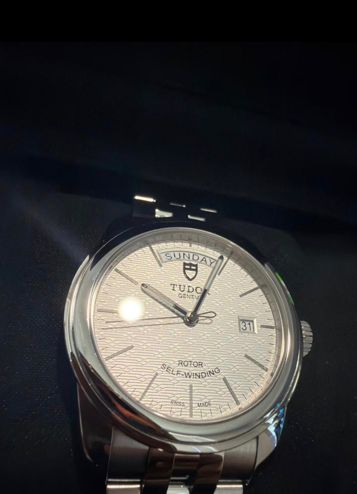 Tudor Glamour Date-Day Automatic 39mm Silver Dial – 56000-0003 - New