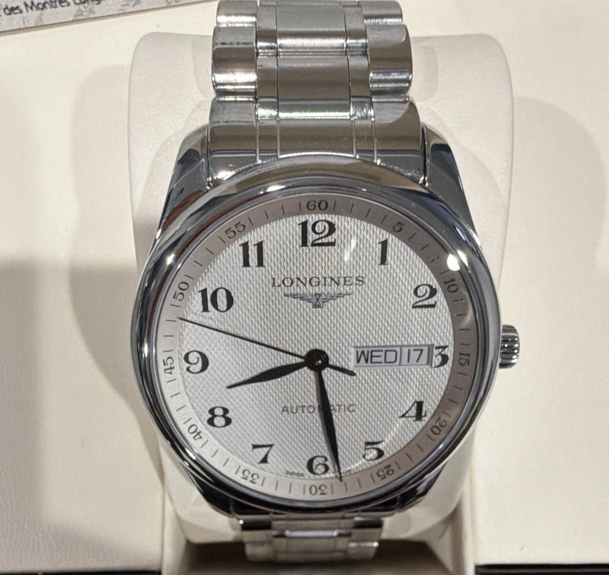 LONGINES MASTER COLLECTION DAY-DATE REFRENCE #L2.755.4.78.6- Pre-Owned