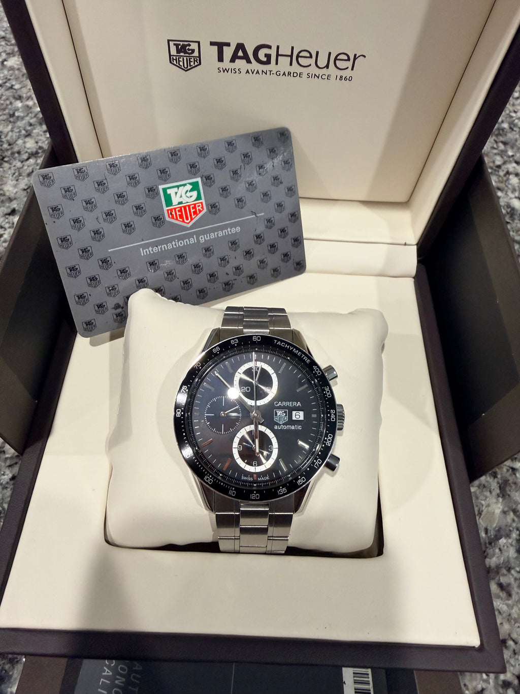 TAG Heuer Carrera Calibre 16 Automatic Chronograph - Ref. CV2010.BA0786 - Pre-owned