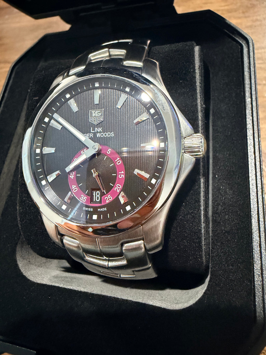 TAG Heuer Link Tiger Woods Limited Edition Calibre 6 Automatic Watch - WJF211D - New