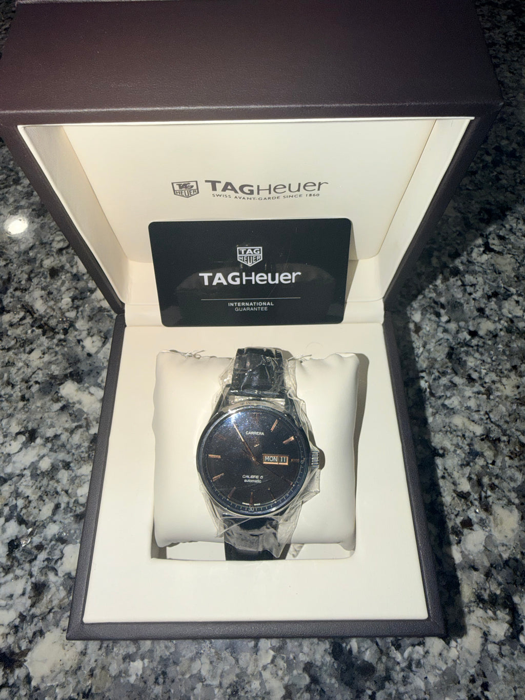 TAG HEUER Carrera Calibre 5 Day-Date Automatic - WAR201C.FC6266 - New