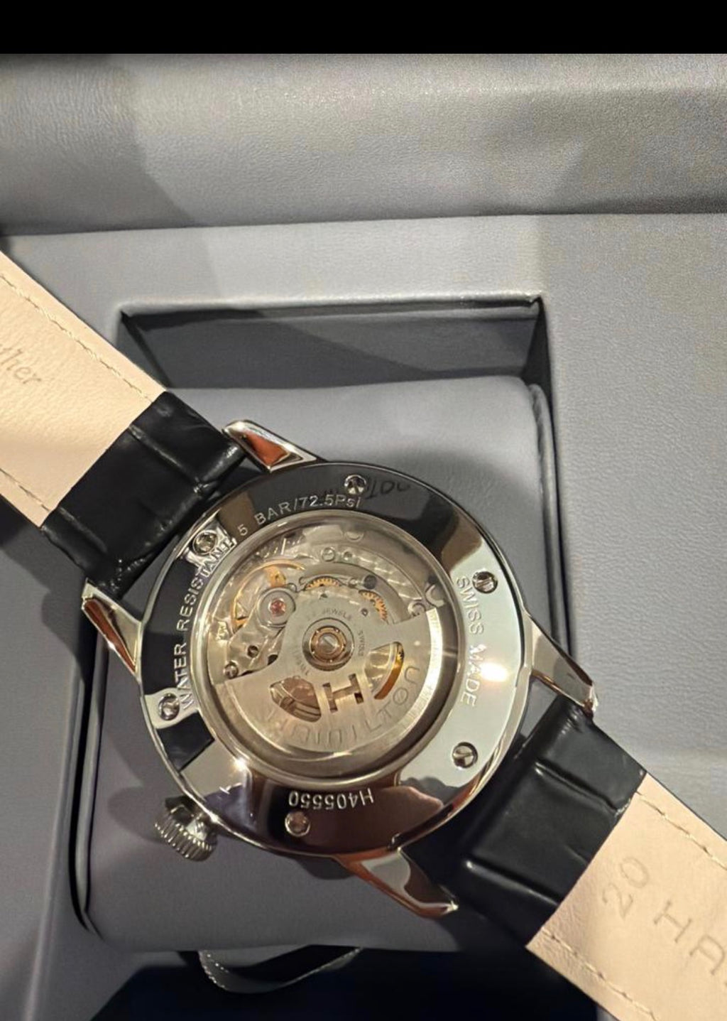 Hamilton American Classic RailRoad Auto 40mm Black Dial H40555731 - New
