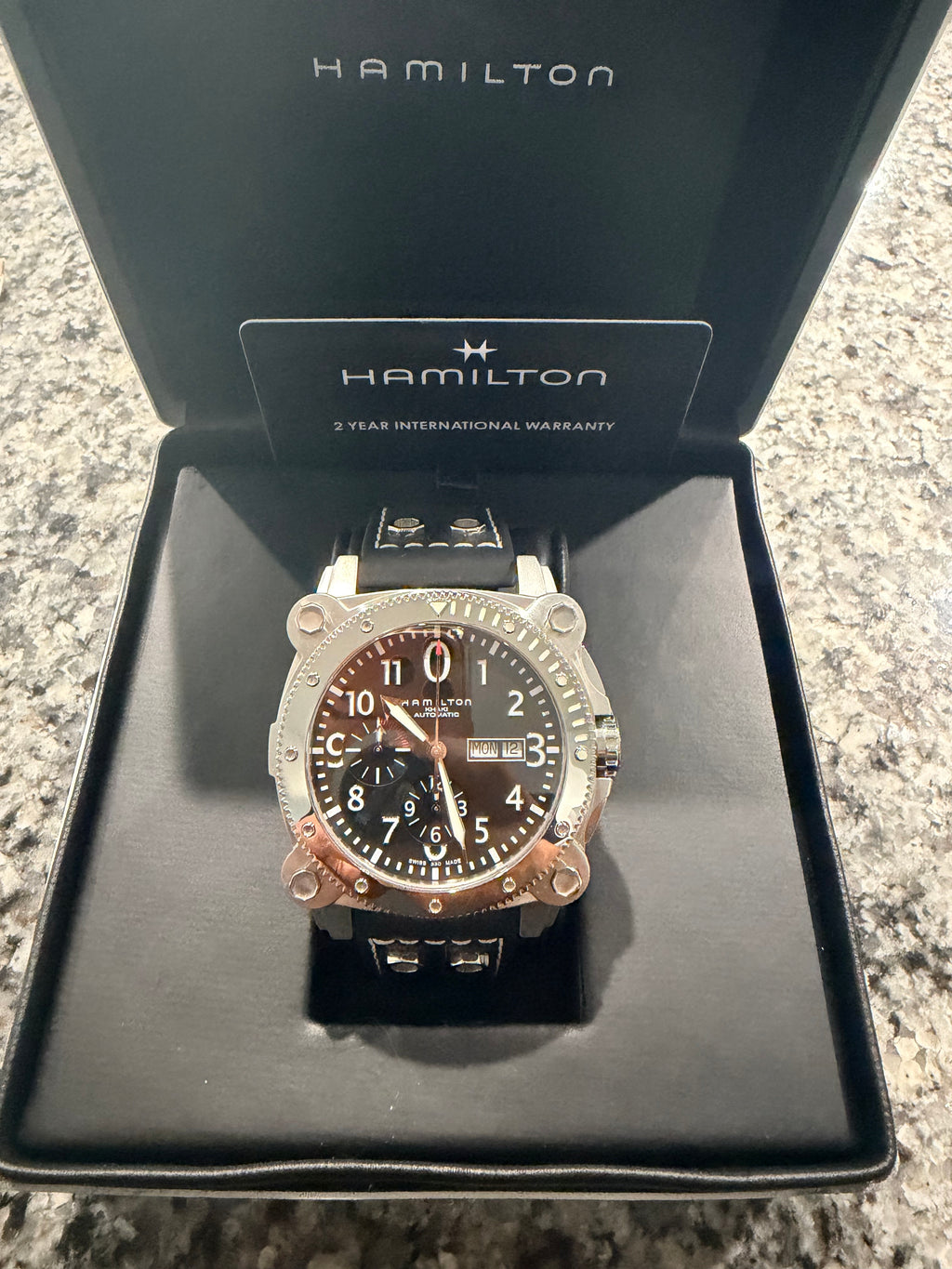 Hamilton Khaki Navy BeLOWZERO Automatic Chronograph 46mm – Ref. H78616733 - New