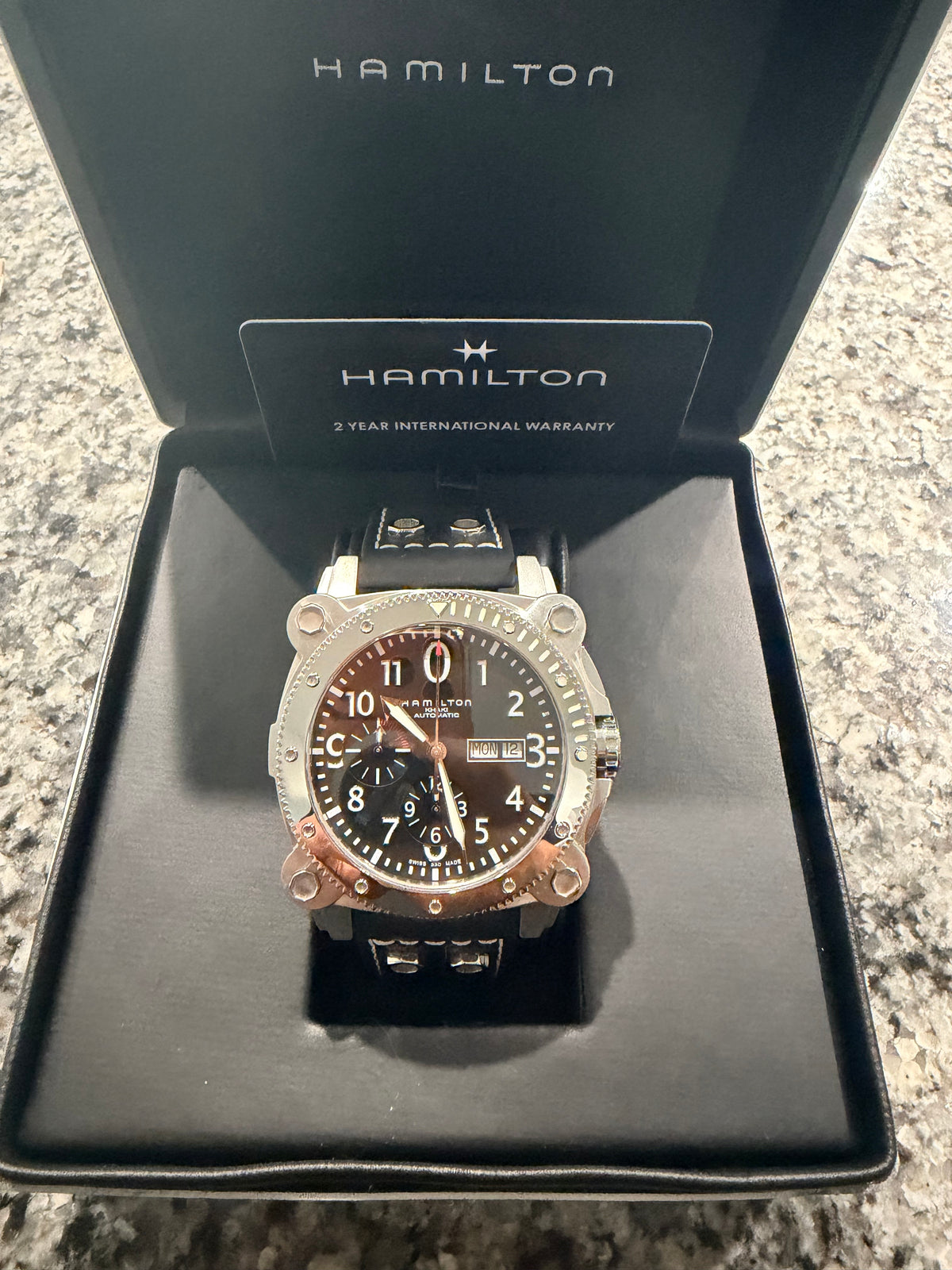 Hamilton Khaki Navy BeLOWZERO Automatic Chronograph 46mm – Ref. H78616733 - New