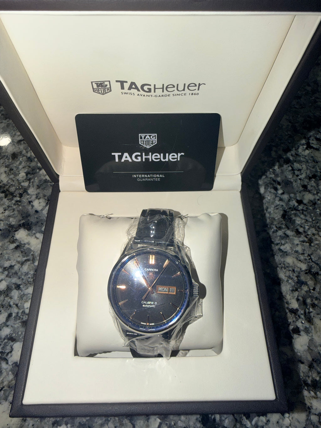 TAG HEUER Carrera Calibre 5 Day-Date Automatic - WAR201C.FC6266 - New
