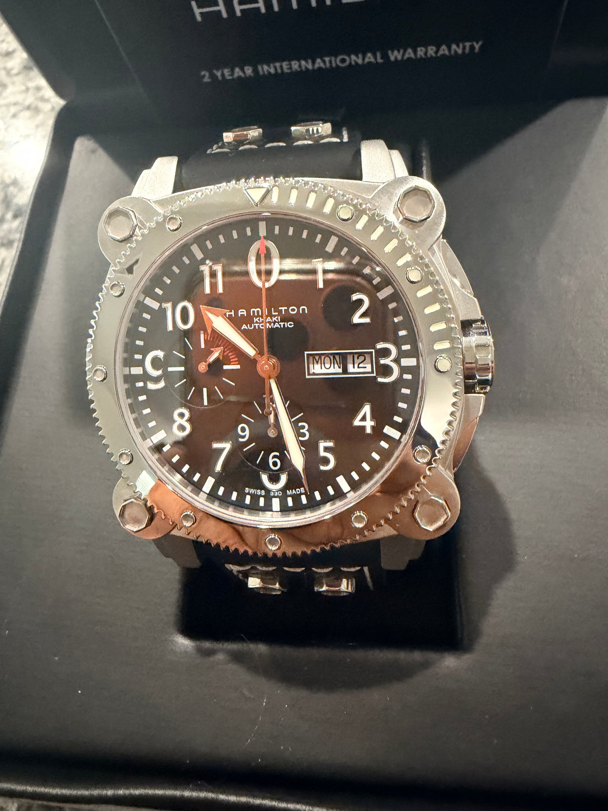Hamilton Khaki Navy BeLOWZERO Automatic Chronograph 46mm – Ref. H78616733 - New