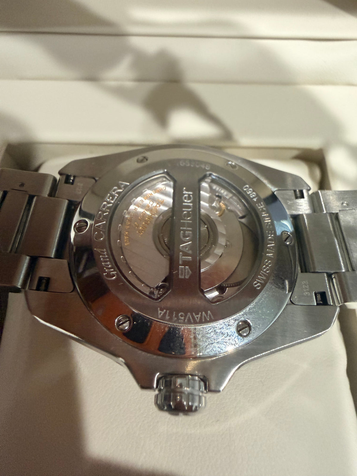 TAG Heuer Grand Carrera Calibre 6 RS Automatic Black Dial Watch – Ref. WAV511A.BA0900 - Pre-owned