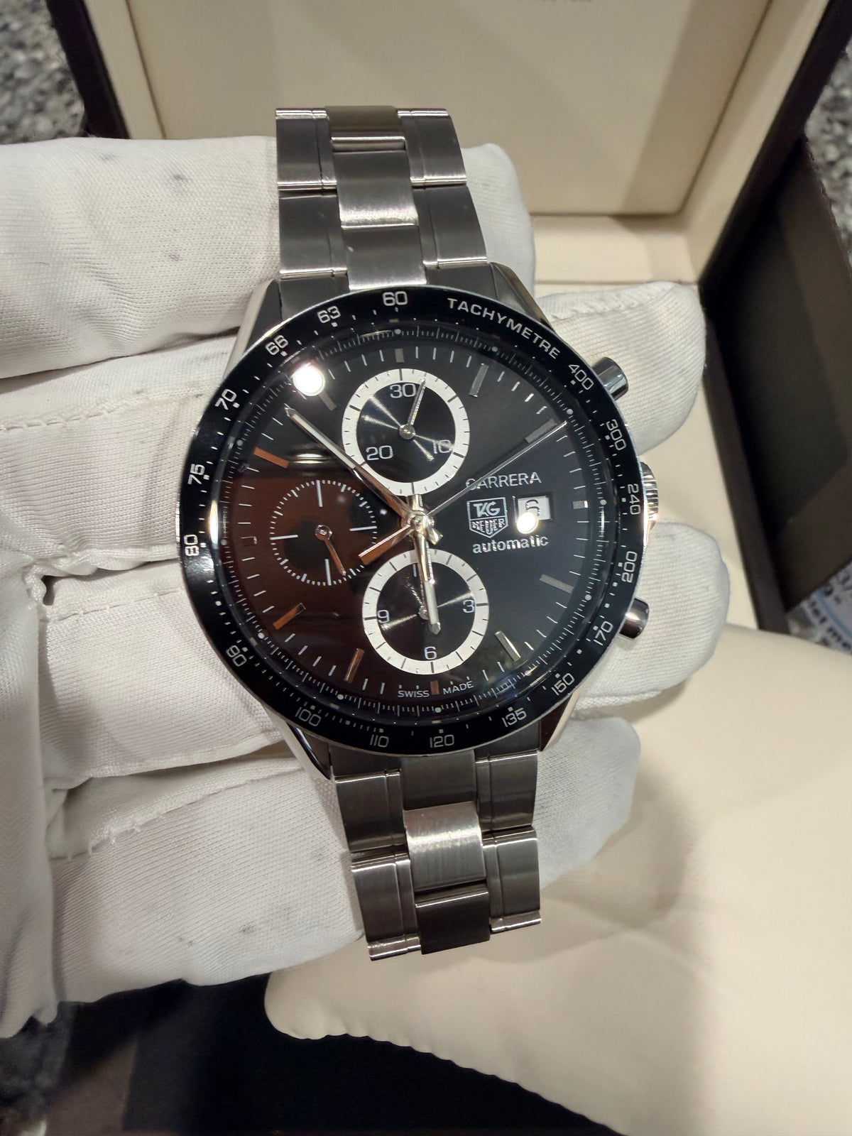 TAG Heuer Carrera Calibre 16 Automatic Chronograph - Ref. CV2010.BA0786 - Pre-owned